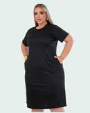 Vestido Básico Ribana Plus Size Confort